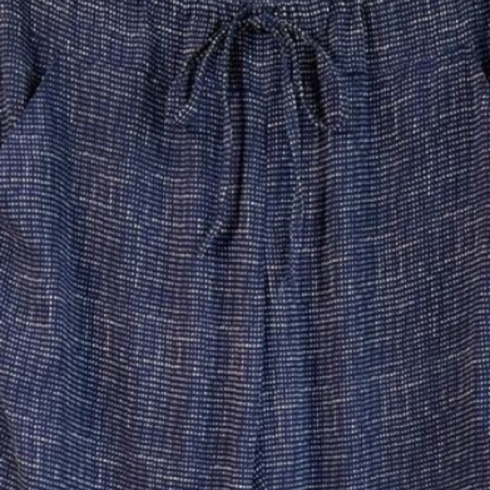 CAbi Texture Slouch Jogging Pant Size M White Polka Dots Womens Beach Coverup - Picture 6 of 7